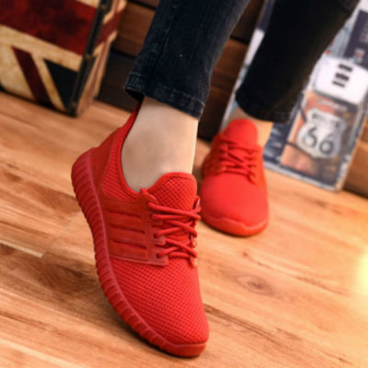 Casual Little Red Shoes Couple 2024 Summer New Trend New Flying