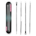 Professional Pimple Popper Tool Kit skin care product - With Comedone Extractor Milia Removal Tool Blackhead Tweezers and Whitehead Remover Tool Spot Treatment Acne Set. 