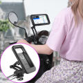 HL-69 Adjustable Waterproof Motorcycle Bike Phone Holder. 