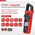 UNI-T UT201+ Digital Clamp Meter, AC Current True RMS HVAC Volt Amp Ohm Meter Clamp On Multimeter, Auto Ranging 4,000 Counts NCV AC DC Voltage Frequency Resistance Continuity Diode Tester.