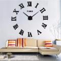 3D Mirror Wall Clock. 