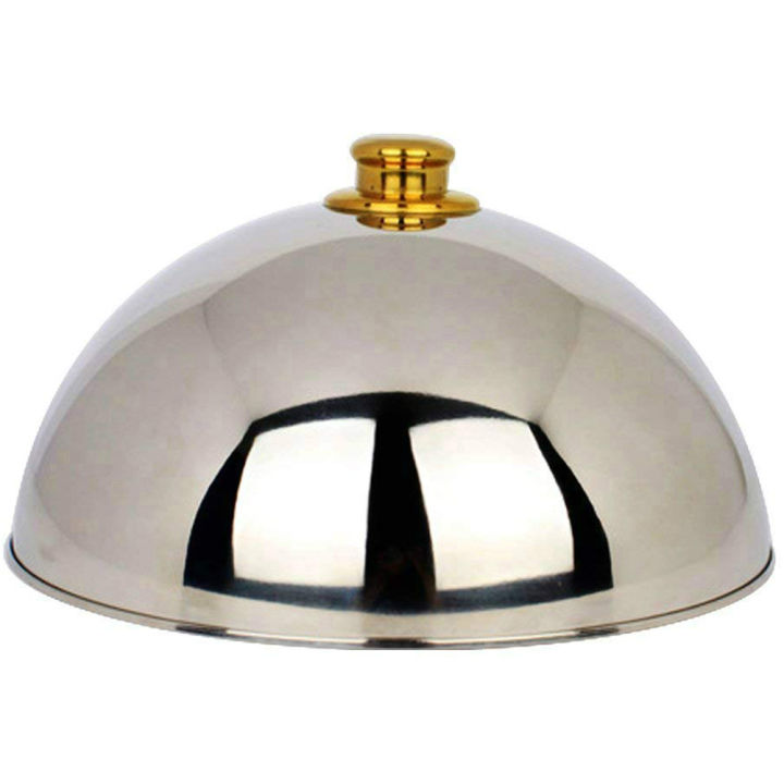 12%20Inch%20Stainless%20Steel%20Cheese%20Melting%20Dome%20And%20Steaming%20Cover,Polished%20Steak%20Cover,Cloche%20Serving%20Dish%20Food%20Cover,%20For%20Flat%20Top%20Griddle%20Grill%20Ect.%20Exquisite%20Product%20-%20Image%202