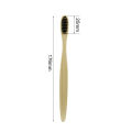 Natural Bamboo Toothbrush Soft bamboo toothbrush - Black. 