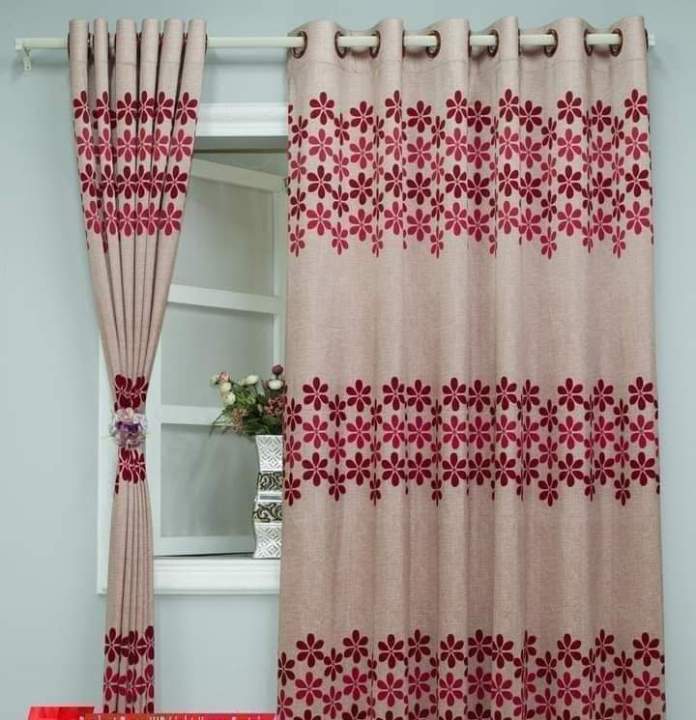 Premium Quality Home Tex Synthetic Curtain, (5 khuci) Porda, Porda for Home Decoration Door and window