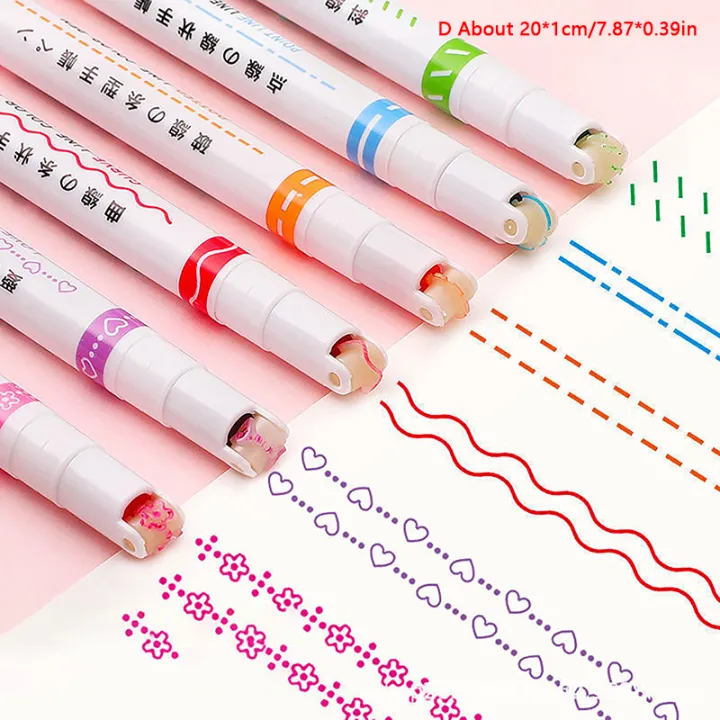 %E3%80%90Popular%20Categories%E3%80%91%20Funny%20Double%20Line%20Pattern%20Outline%20Marker%20Pen%20Hand%20Account%20Multi-colored%20Pen%20Quick%20Dry%20Mark%20Notes%20Painting%20Highlighter%20-%20Image%204