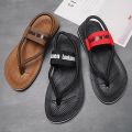 WOTTE Sandals Men Sandalias Hombre Gladiator Sandals for Male Summer Roman Beach Shoes Flip Flops Slip Flats Slippers Slides. 