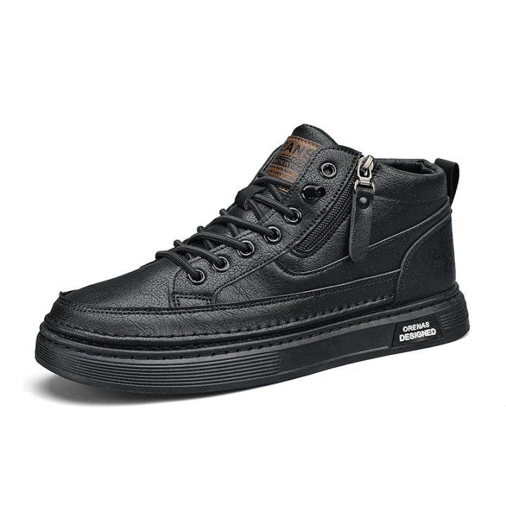 Men's%20Sneakers%20Autumn%20and%20Winter%20Breathable%20Sports%20Casual%20High-Top%20Leather%20Shoes%20Men's%20Work%20Black%20Motorcycle%20Joker%20Martin%20Boots%20-%20Image%205