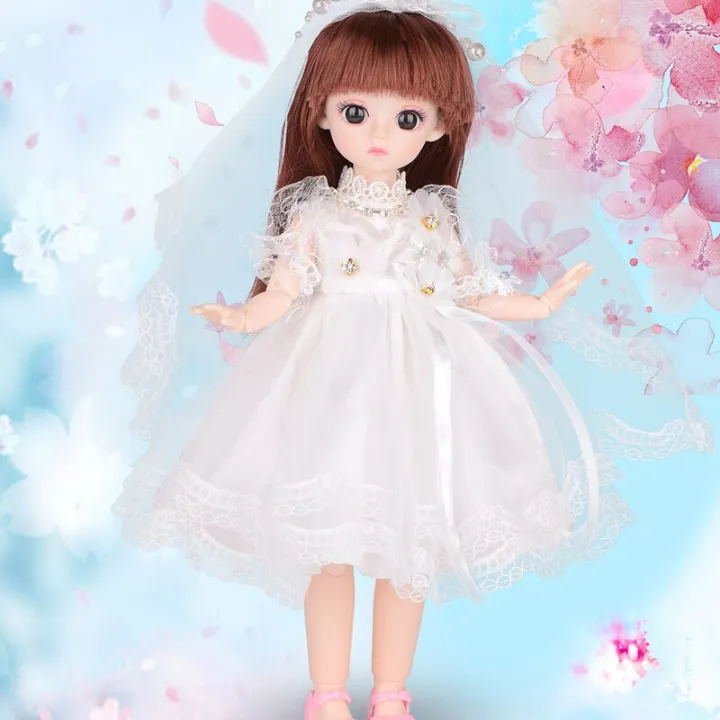 30cm%20Bjd%20Girls%20Toys%2020%20Removable%20Joint%20Dolls%20Fashion%20Dress%20Make%20Up%20Dolls%20Plastic%20Body%20Full%20Set%20Play%20House%20Doll%20-%20Image%206