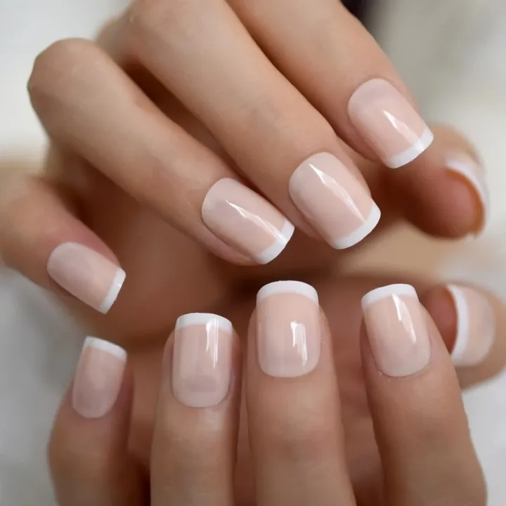 French%20Style%20Nails%20Natural%20Nude%20White%20Tip%20Glossy%20Press%20On%20Fingernails%20Nails%20Art%20Manicure%20Set%20Beauty%20Many%20Style%20for%20Choose%20-%20Image%203