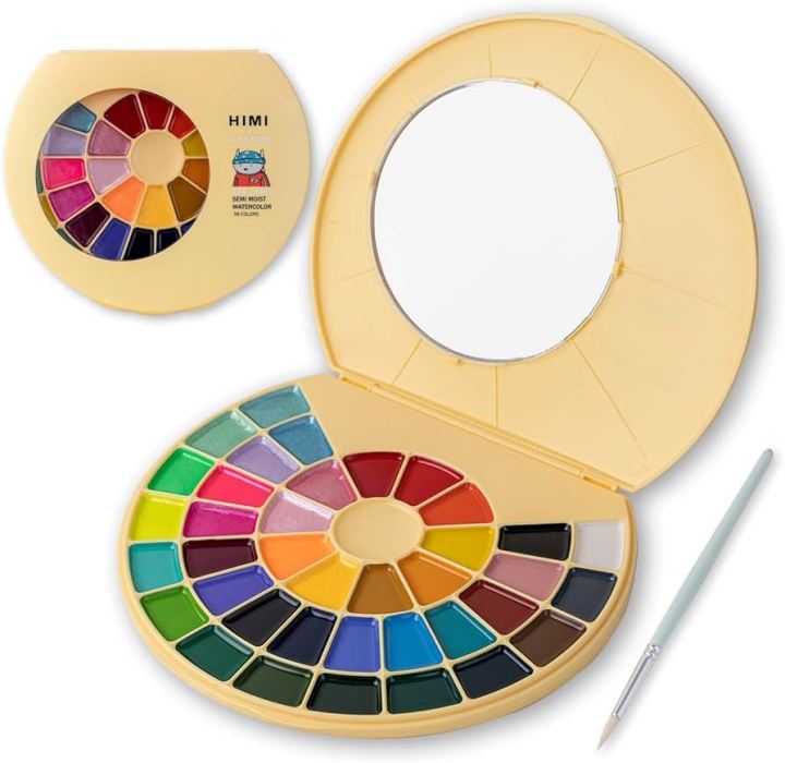 MIYA HIMI Pearl Metallic water Colors 38 Pcs