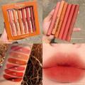 Hengfeng 6 pcs/set Dream Matte Velvet Lipstick Set. 