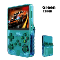 128GB K36S R36S Retro Game Console 3.5 Inch IPS Screen Linux System WIFI Portable Pocket Game Player for Kids Gift A.