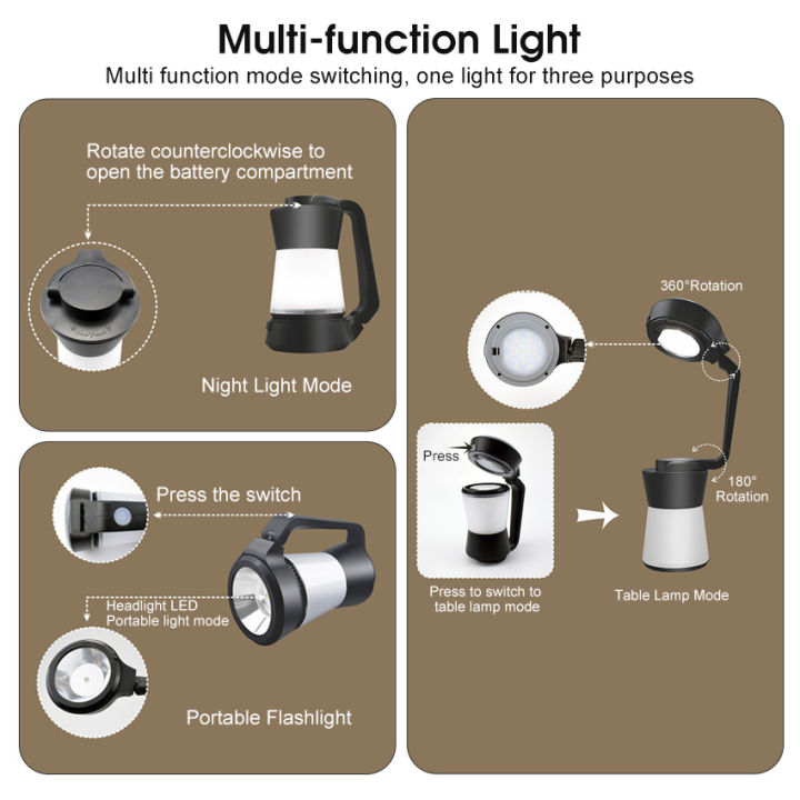 Auoyo%203%20In1%20Multi-function%20Camping%20Light%20Emergency%20Flashlight%20Table%20Desk%20Lamp%20Night%20Light%20Torch%20Light%20Handheld%20Searchlight%20LED%20Outdoor%20Lighting%20Camping%20Portable%20Lamp%20for%20Outdoor%20Tent%20Night%20Fishing%20-%20Image%203