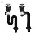 Kitchen Sink Drain Pipe Waste Water Pipe with Sealing Lid Drain Tubing Pipe. 
