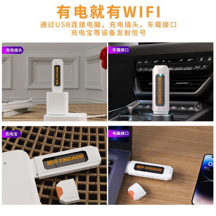 Xinxun%204G%20card%20free%20USB%20interface%20WiFi%206%20portable%20home%20broadband%20car%20hotspot%20wireless%20router%20-%20Image%202