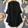 Dubai Cherry Puff Sleeve Shirt for Women and Girls - Casual and Stylish. 