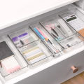 Acrylic Clear Drawer Organizer Box,Multi-size Jewelry Makeups Stationery Tableware Storage Case,Home Groceries Organizing Gadgets.