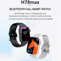 Watch 8 IWO15 H78 MAX Smart Watch Heart Rate Big Screen HD 1.95inch Men Women Fitness Tracker Sports Series 8 Smartwatch H78max.