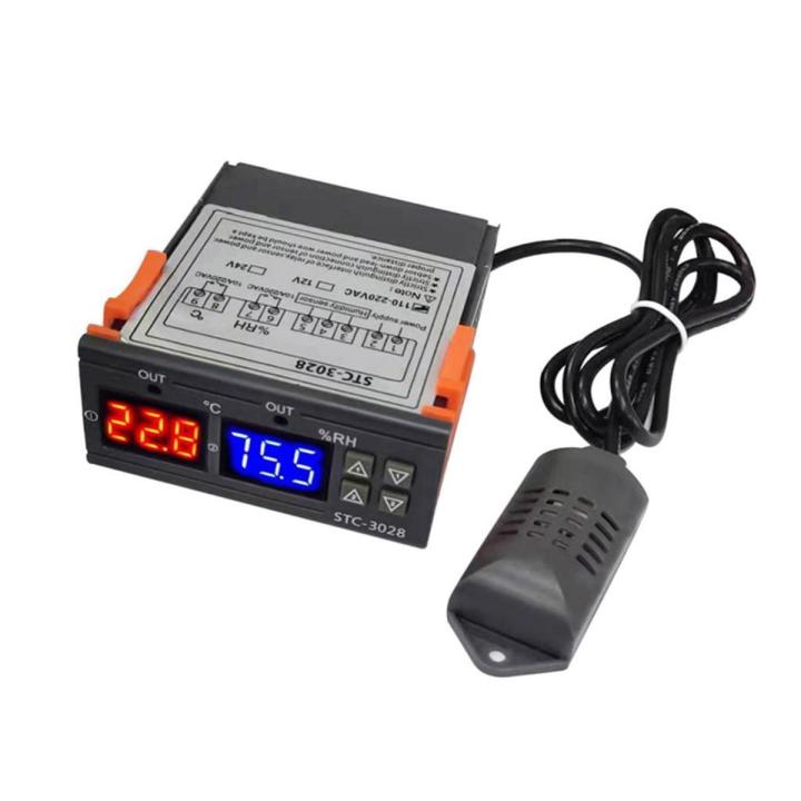 Digital Thermostat Temperature Controller STC-3008 STC-3028 Thermometer Sensor Hygrometer 12V 24V 220V