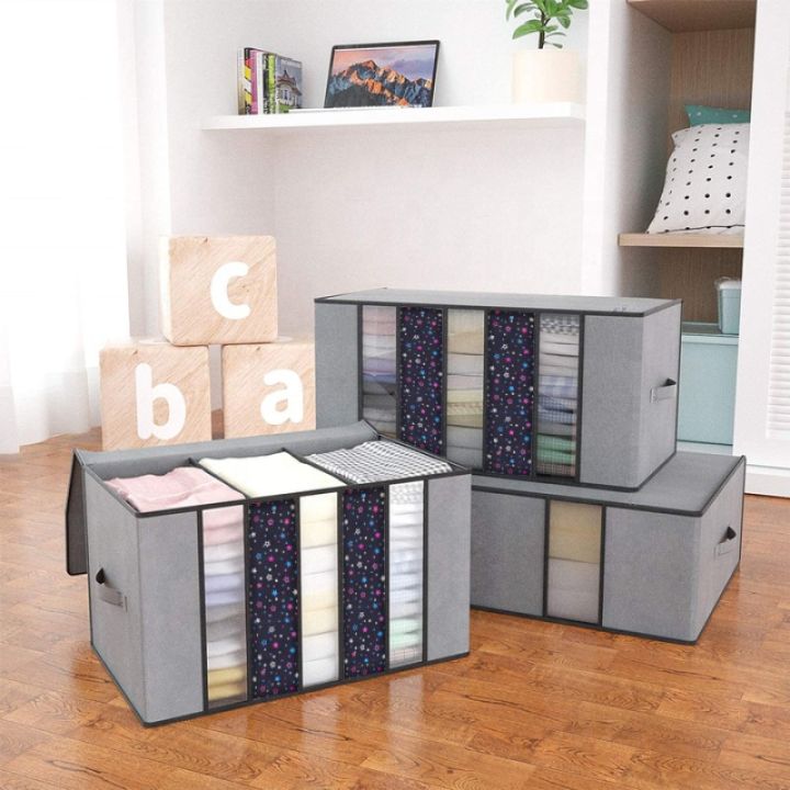 Cloth/Quilt Storage Bag (Extra Large) 3 Grids Cloth Storage Bag