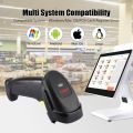 Barcode Scanner Wired Handheld 1D+2D QR Code Reader Auto Scanning POS Scan for Inventory Scanning from Phone and Computer Screen. 
