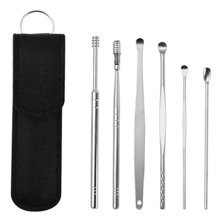 6%20pieces%20Ear%20Pick%20Set%20-%20Portable%20Stainless%20Steel%20with%20Leather%20Case%20-%20Image%203