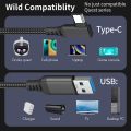 【happy one】For Quest 2 Link Cable 6M USB Gen Quick Cables for Quest2 VR Data Transfer Fast Charge VR Headset Accessory. 