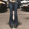 2000s Retro Low Rise Skinny Flared Pants y2k Women Jeans Long Denim Trousers Vintage Clothes Kan Fashion Fairyc Streetwear.