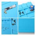 Magnetic Insulation Silicone Soldering Mat 12.5×9 Inch Magnetic Silicone Pad Desk Mat Heat Resistant Work Mat 500°C For Repair Electronics Watch Cellphone Laptop BGA.