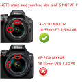 52mm Lens Cap for Nikon Canon Sony DSLR Camera Compatible Nikon D3000 D3100 D3200 D3300 D5000 D5100 D5200 D5300 D5500.