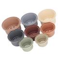 Stacking Cups, Multipurpose Baby Stacking Cups Color Learning for Baby Shower Gifts. 