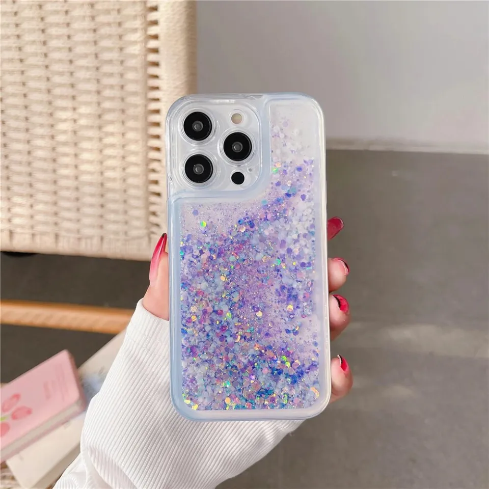Amazon Iphone 12 Pro Clear Glitter Case Bling Glitter Clear Phone