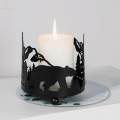 Votive Candle Holder Candle Stand Iron Candlestick Romantic Nordic Candleholder Candelabra for Table Centerpieces Home Party Decoration Gift.