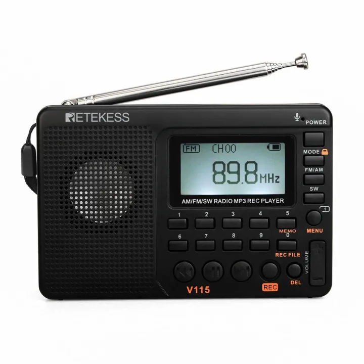 RETEKESS%20V115%20Radio%20FM%20AM%20SW%20Portable%20Radios%20Rechargeable%20Shortwave%20Radio%20Batteries%20Full%20Wave%20USB%20Recorder%20Speaker%20for%20Elders%20-%20Image%207