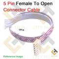 5 Pin Female To Open Connector Cable. 