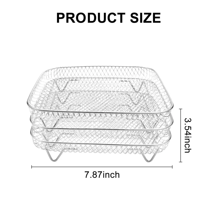 8%20Inch%20Air%20Fryer%20Rack%20for%20Instant%20Vortex%20Air%20Fryer,,%20Air%20Fryer,Square%20Three%20Stackable%20Dehydrator%20Racks%20-%20Image%206