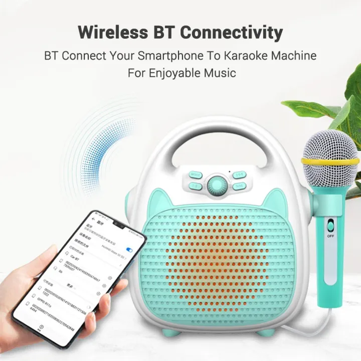 Karaoke%20Machine%20Rechargeable%20Portable%20Karaoke%20Speaker%20with%20Microphone%20-%20blue%20-%20Image%208