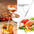 Sea Tool Kit,Stainless Steel Crab Leg Cracker and Forks Nut Cracker Shellfish Sheller 12Pcs. 