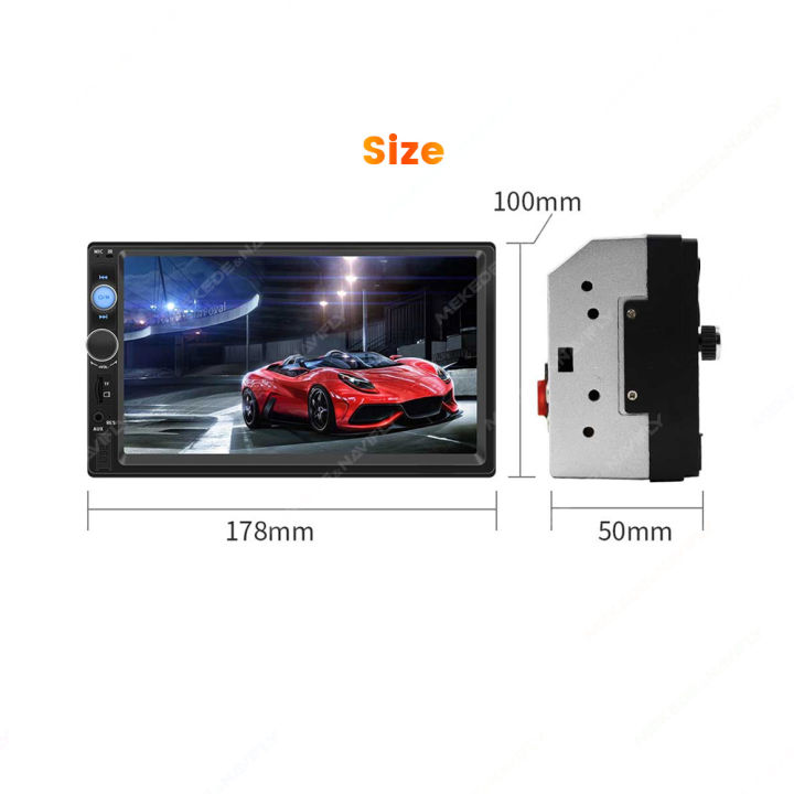 NaviFly%207%20Touch%20Screen%20Stereo%20for%20Universal%20Car%20Radio%2012V%202%20Din%20FM%20Power%20Aux%20Input%20Auto%20MP5%20Player%20SD%20USB%20Built-in%20BT%20HD%20video%20-%20Image%205
