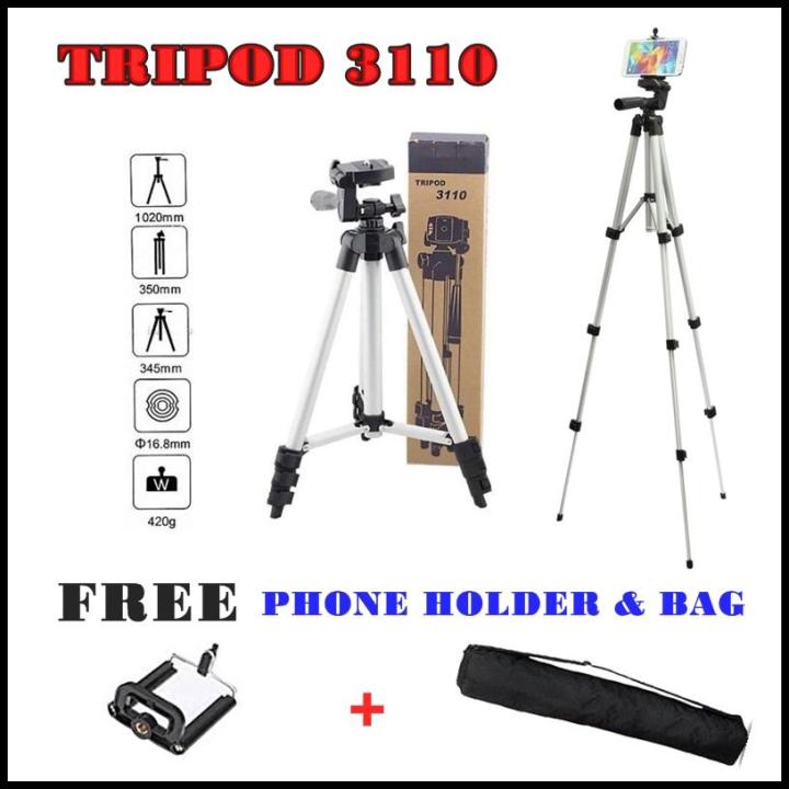 Ready%20Stock%20Tgadget%20Weifeng%20Wt-3110A%20Compact%20Lightweight%20Aluminum%20Flexible%20Tripod%20Stand%20+%20Free%20Mobile%20Holder%20&%20Tripod%20Bag%20-%20Tripod%20-%20Tripod%20For%20Mobile%20-%20Image%204