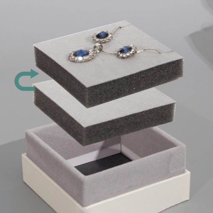 Three%20Layers%20Of%20Appearance%20White%20Filled%20Paper%20With%20Black%20Velvet%20And%20Gray%20Velvet%20Can%20Put%20Ring%20Earrings%20Necklace%20Jewelry%20Box%20-%20Image%208