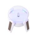 High-Footed UFO Solar 9cm 360 Rotating Display Stand Props Turntable.