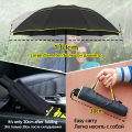 130cm Big Top Quality Umbrella Men Rain Woman Windproof Large Paraguas Male Women Sun 3 Floding Big Umbrella Outdoor Parapluie Moonlight Shines. 