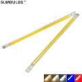 Sumbulbs 200*10MM Warm Natural Cold Blue Red Green COB LED Bar Light Strip 10W DC12-14V 20CM 1000LM for DIY Car Lights Bulb Lamp. 