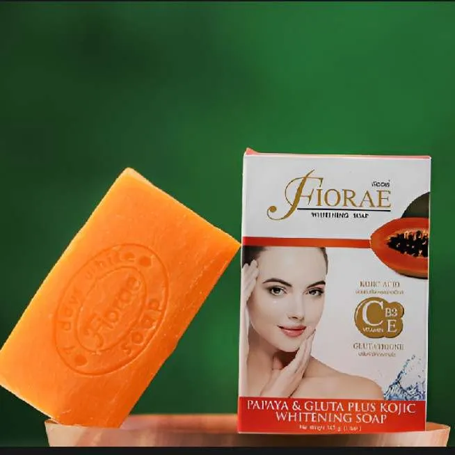Handmade Fiorae Papaya And Gluta Plus Kojic Whitening Soap 165g |  Daraz.com.bd