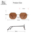 LouisWill Women Sunglasses Fashion Sunglasses Eyes Protection Sunglasses Ladies Sunglasses Irregular Polygons Glasses Female Eyewear Light Transmission Sun Glasses for Women.