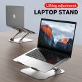 Aluminum Adjustable Anti-Slip Notebook Stand - Enhance Comfort And Stability With Foldable Laptop, Stand,. 