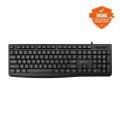 Micropack USB Keyboard K-206  Low Cap Black Multimedia Hot Keys. 