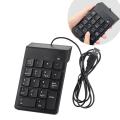 Laptop Desktop Computer Usb Numeric Keypad 18-Key Keyboard - Boost Productivity Usb Numeric Keypad For Laptops And Desktops.