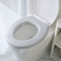 EVA waterproof toilet mat thickened all-season universal toilet cushion adhesive household toilet cushion cover.